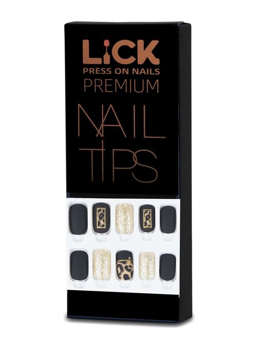 lick 30 pcs reusable artificial/false press on nails extension with application kit - 18760835 - Very Small Image - 1