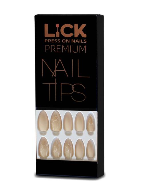 lick 28 pcs nude acrylic reusable fake/flase/artificial nails extension nail art - 18760849 - Very Small Image - 1