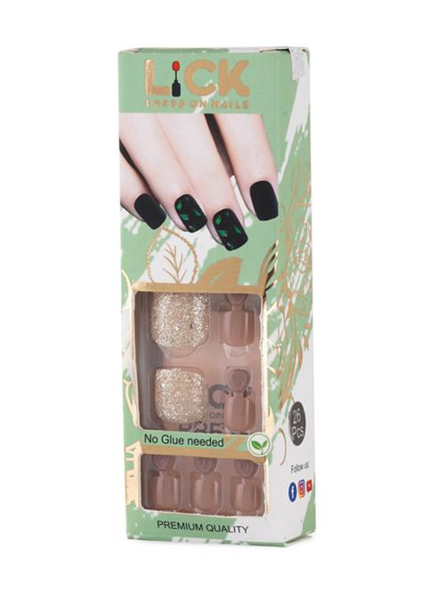 lick 26 pcs artificial reusable fake/false acrylic toe nails set nails extension - 18760857 - Very Small Image - 1