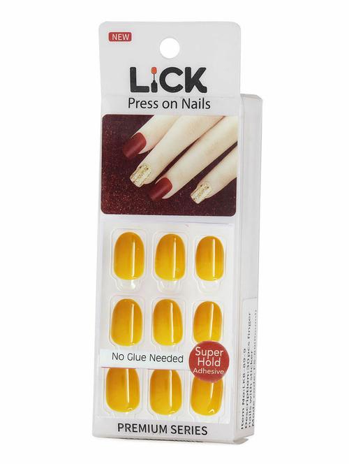 lick 24 pcs fake/false/artificial stick on nails extension reusable acrylic nails - 18760904 - Very Small Image - 1