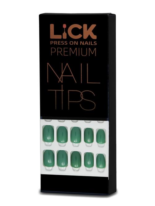 lick 24 pcs fake nails/artificial nails/stick on false nails with application kit - 18760905 - Very Small Image - 1