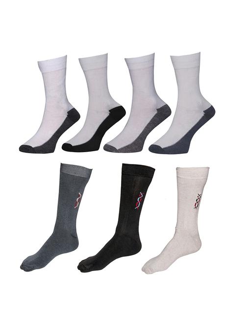 multi coloured polyester ankle length sock - 18760930 - Very Small Image - 1