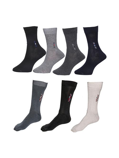 multi coloured polyester ankle length sock - 18760931 - Very Small Image - 1