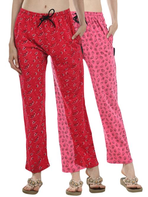 multi colored cotton track pants - 18761501 - Very Small Image - 1