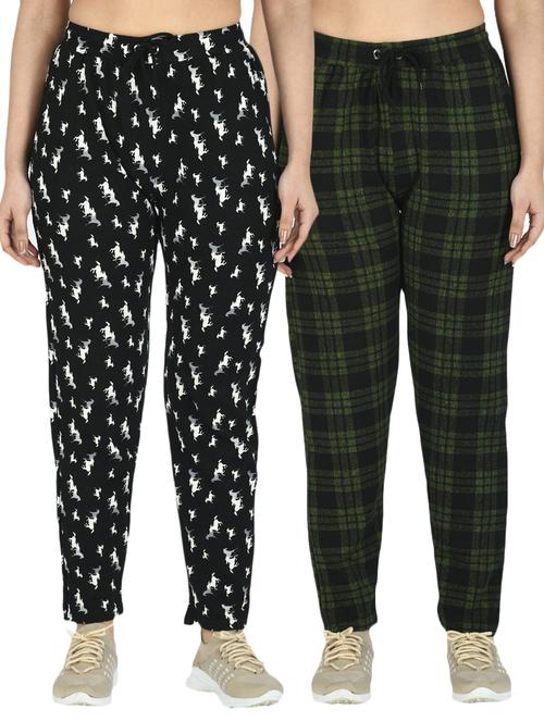 multi colored polyester track pants - 18761580 - Very Small Image - 1
