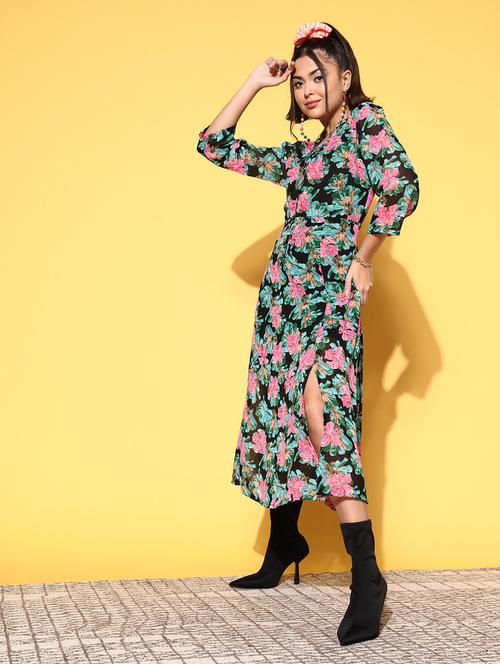 women's chevron dress - 18765541 - Very Small Image - 1