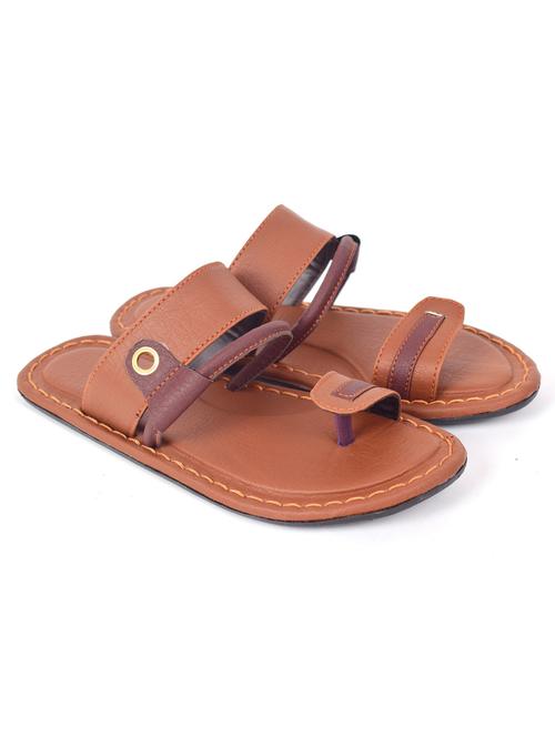 tan slip on sandal - 18765633 - Very Small Image - 1