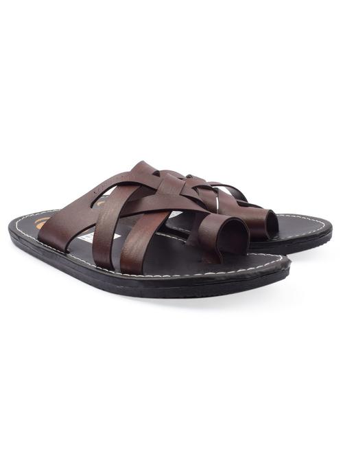 brown slip on sandal - 18765649 - Very Small Image - 1