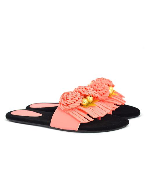 pink slip on sandal - 18765786 - Very Small Image - 1