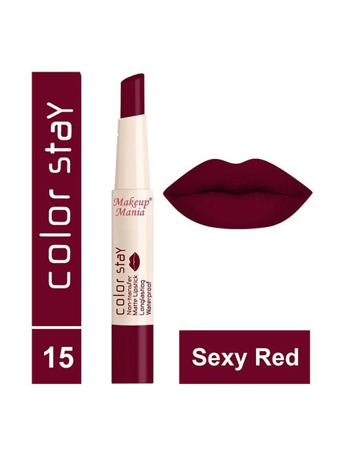 color stay long lasting matte lipstick, shade # 15 - 18766547 - Very Small Image - 1