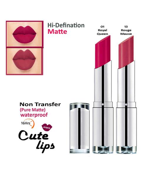 nontransfer matte lipstick combo of 2 - 18766849 - Very Small Image - 1