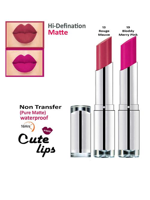 nontransfer matte lipstick combo of 2 - 18766878 - Very Small Image - 1