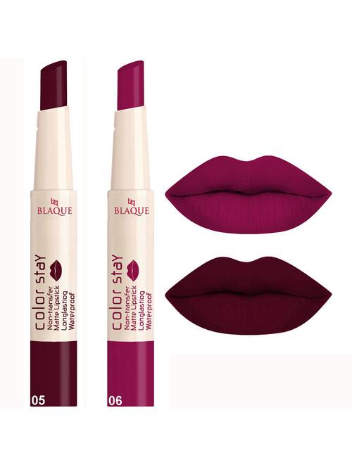 color stay long lasting matte lipstick, shade 5-6 - 18766943 - Very Small Image - 1