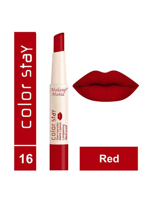 color stay long lasting matte lipstick, shade # 16 - 18767039 - Very Small Image - 1