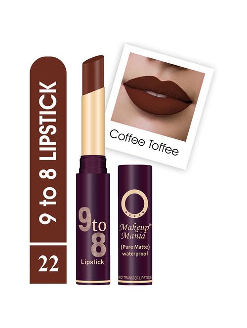 pure matte 9 to 8 long stay waterproof lipstick shade # 22 - 18767065 - Very Small Image - 1