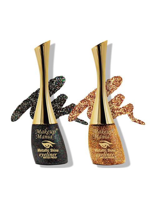 metallic shine glitter eyeliner, grey & yellow gold - shade 18-21 - 18767693 - Very Small Image - 1