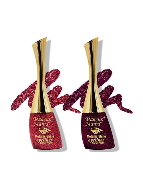 metallic shine glitter eyeliner, carrot red & wine - shade 05-20 - 18767747 - Very Small Image - 1
