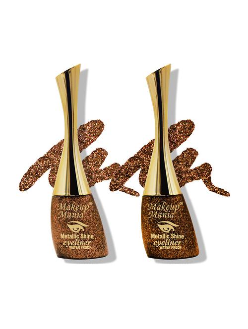 metallic shine glitter eyeliner, copper gold & golden copper - shade 08-15 - 18767837 - Very Small Image - 1