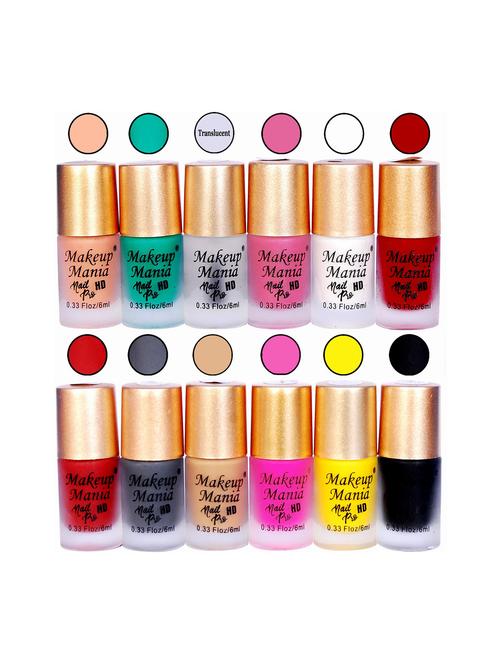 nail polish set::nail polish combo::nail polish::nail paint::matte nail polish - 18768105 - Very Small Image - 1