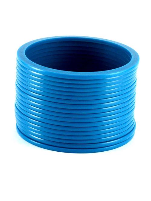 light blue plain acrylic bangle with very extra large size - 18768376 - Very Small Image - 1