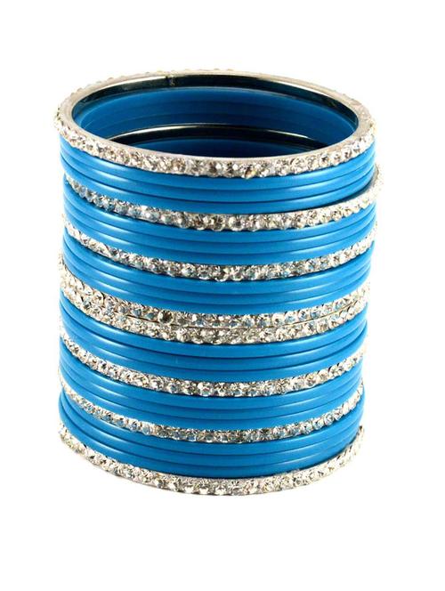 light blue stone acrylic bangle with very extra large size - 18768378 - Very Small Image - 1