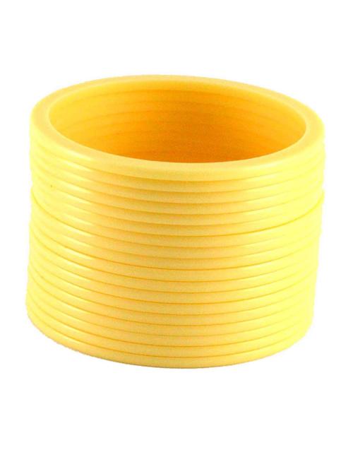 cream coloured plain acrylic bangle with very extra large size - 18768379 - Very Small Image - 1