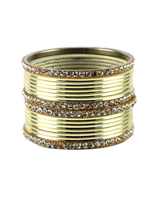 cream coloured stone brass bangle - 18768547 - Very Small Image - 1