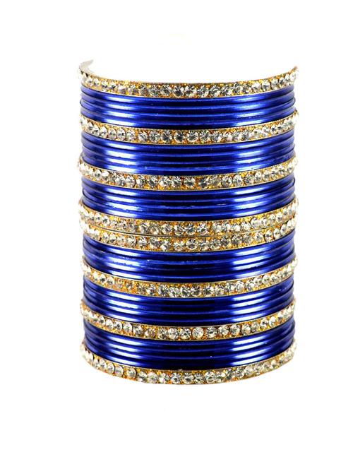 dark blue stone brass bangle - 18768613 - Very Small Image - 1