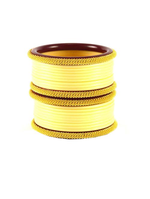 cream plain acrylic bangle with extra large size - 18768624 - Very Small Image - 1