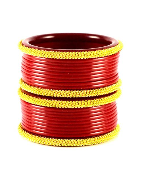 red plain acrylic bangle with extra large size - 18768626 - Very Small Image - 1