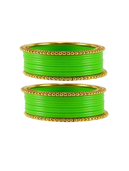 light green plain acrylic-brass bangle with extra large size - 18768722 - Very Small Image - 1
