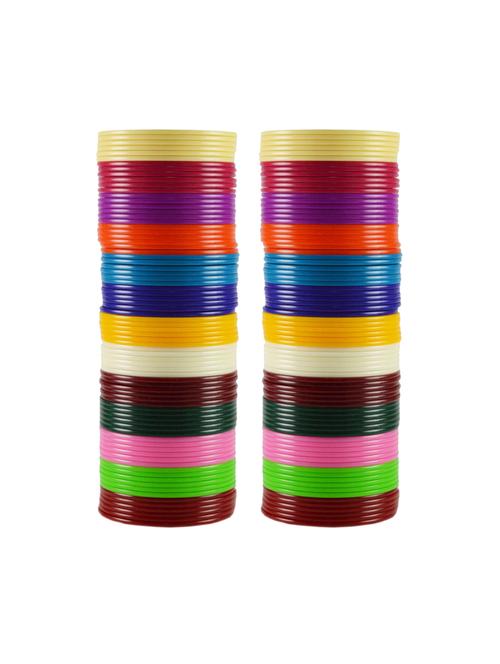 plain multi color bangles set - 18768763 - Very Small Image - 1