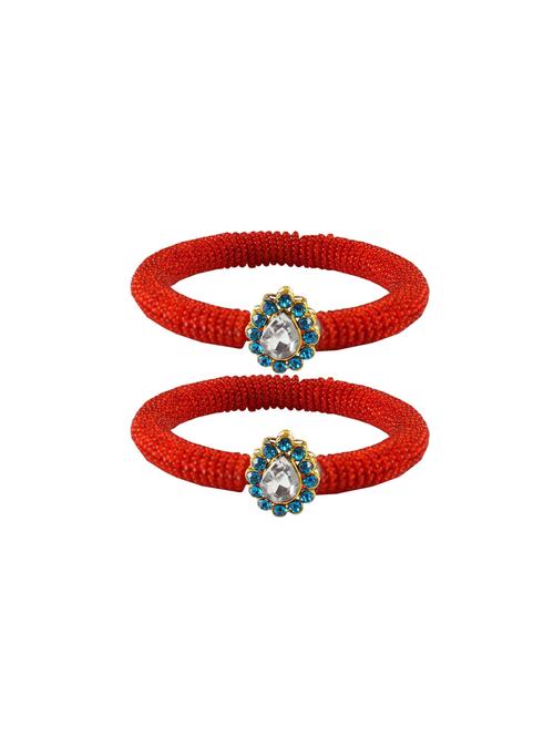 kundan work bangle set - 18769080 - Very Small Image - 1