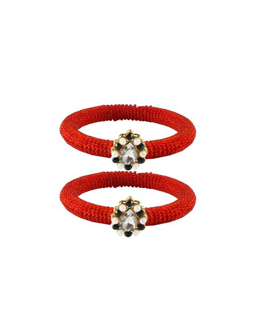 stones work bangle set - 18769093 - Very Small Image - 1