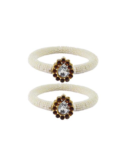 stones work bangle set - 18769113 - Very Small Image - 1