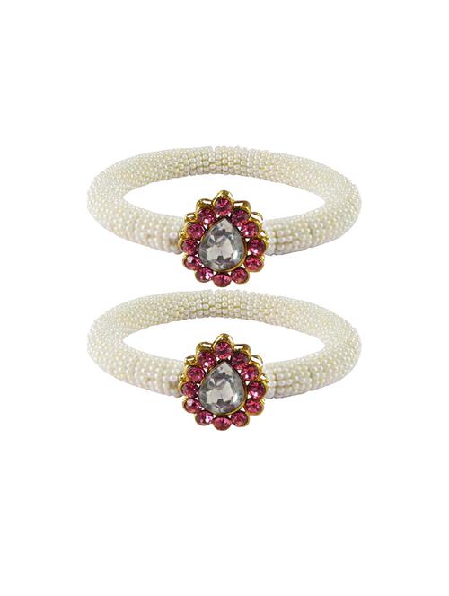stones work bangle set - 18769121 - Very Small Image - 1
