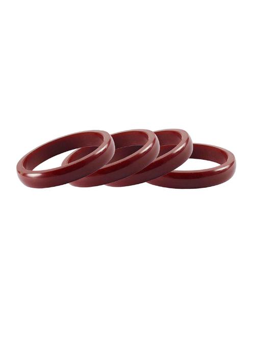 maroon plain acrylic bangle with very extra large size - 18769277 - Very Small Image - 1