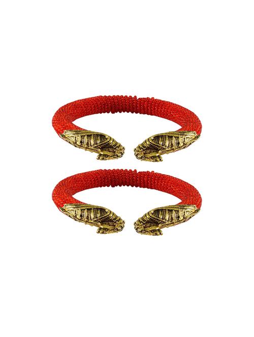 red plain acrylic-brass bangle with very extra large size - 18769340 - Very Small Image - 1