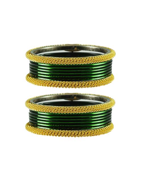 dark green plain brass bangle - 18769370 - Very Small Image - 1