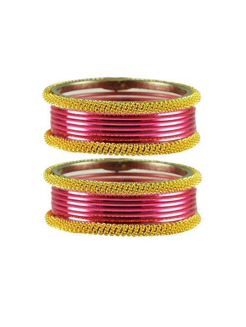 light rani plain brass bangle - 18769398 - Very Small Image - 1