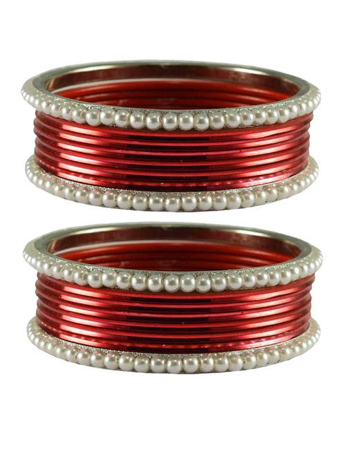 red moti brass bangle with extra large size - 18769481 - Very Small Image - 1