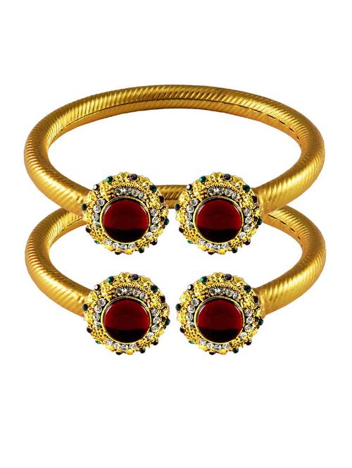 golden stone brass bangle - 18769557 - Very Small Image - 1