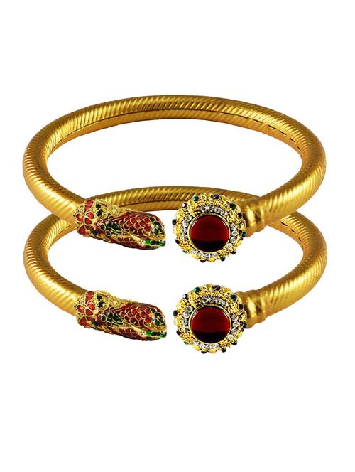 golden stone brass bangle - 18769565 - Very Small Image - 1