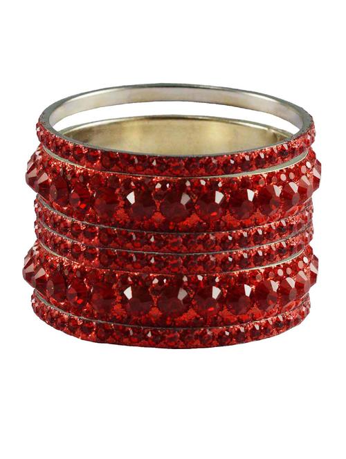 red stone brass bangle with extra large size - 18769607 - Very Small Image - 1
