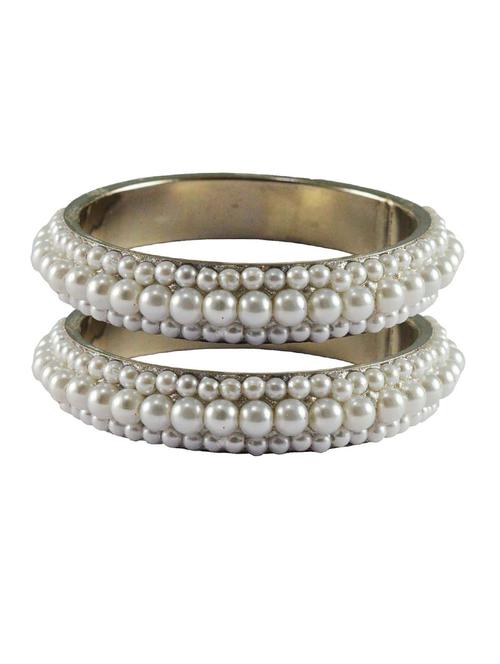 white moti brass bangle with extra large size - 18769653 - Very Small Image - 1