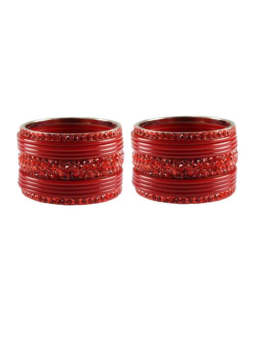 red stone acrylic-brass bangle with extra large size - 18769682 - Very Small Image - 1