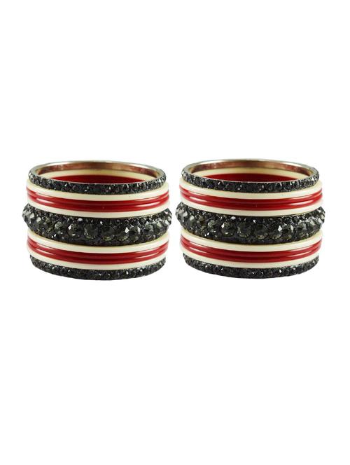 multi stone acrylic-brass bangle with extra large size - 18769698 - Very Small Image - 1