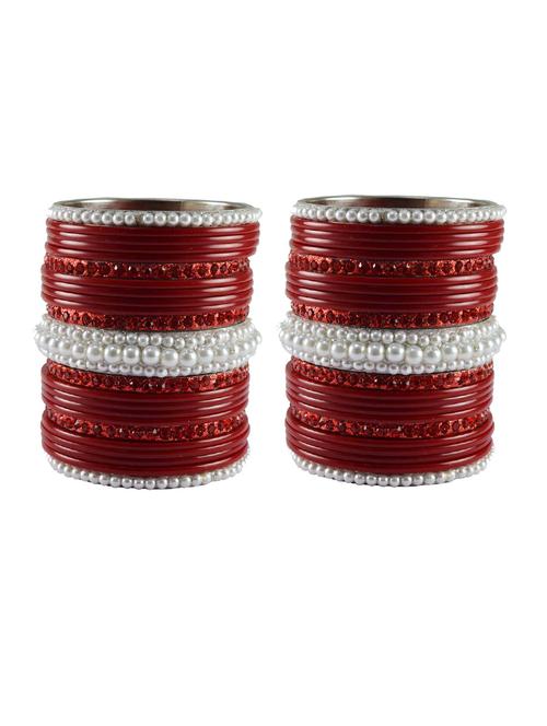 red stone acrylic-brass bangle with extra large size - 18769703 - Very Small Image - 1