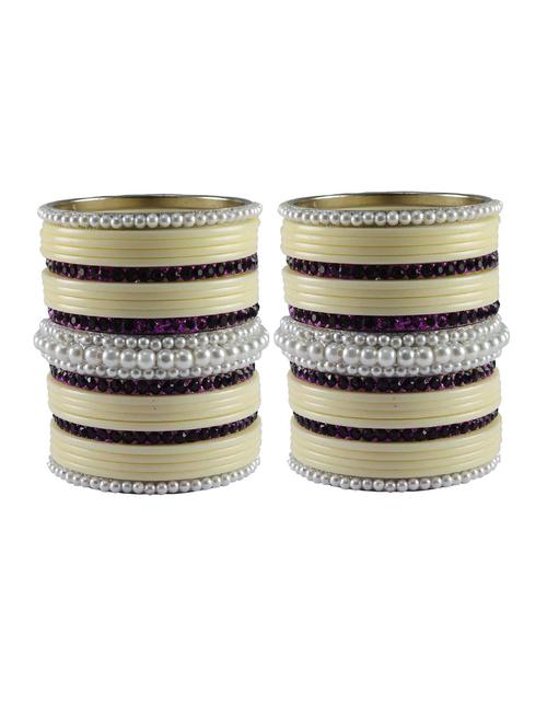 multi stone acrylic-brass bangle - 18769731 - Very Small Image - 1