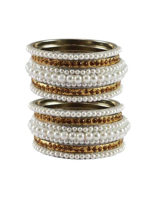 stone studded brass bangles - 18769755 - Very Small Image - 1